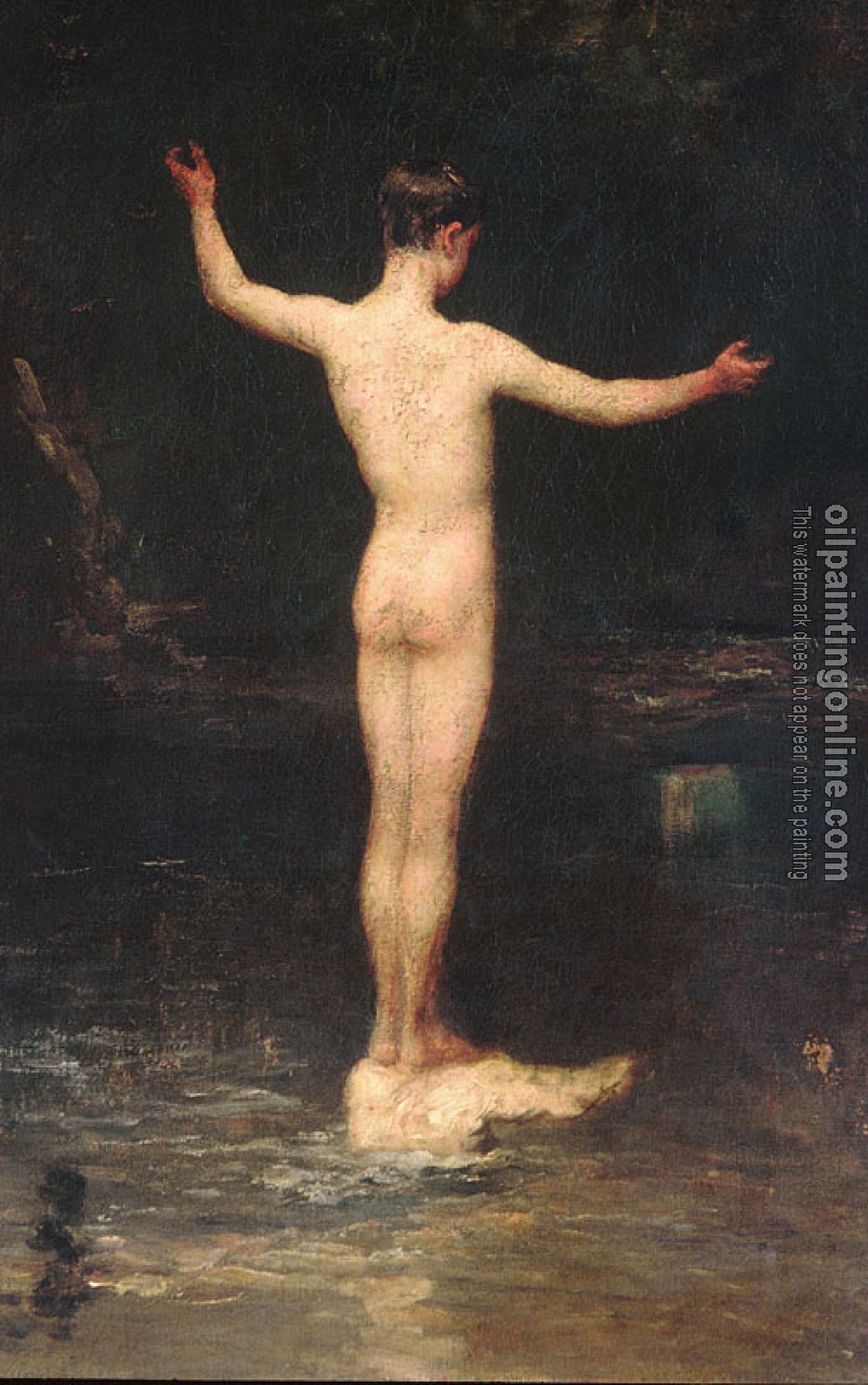 William Morris Hunt - The bathers